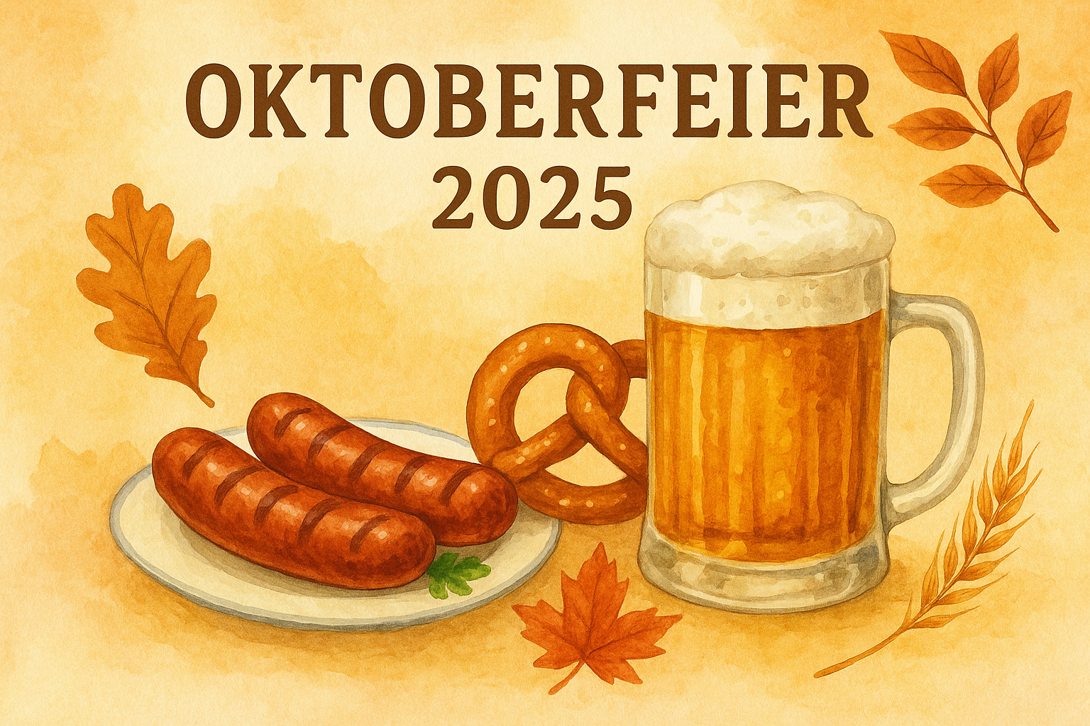 Einladung/Invitatie Oktoberfeier – Donnerstag, 9. Okt / Joi, 9 Oct 2025